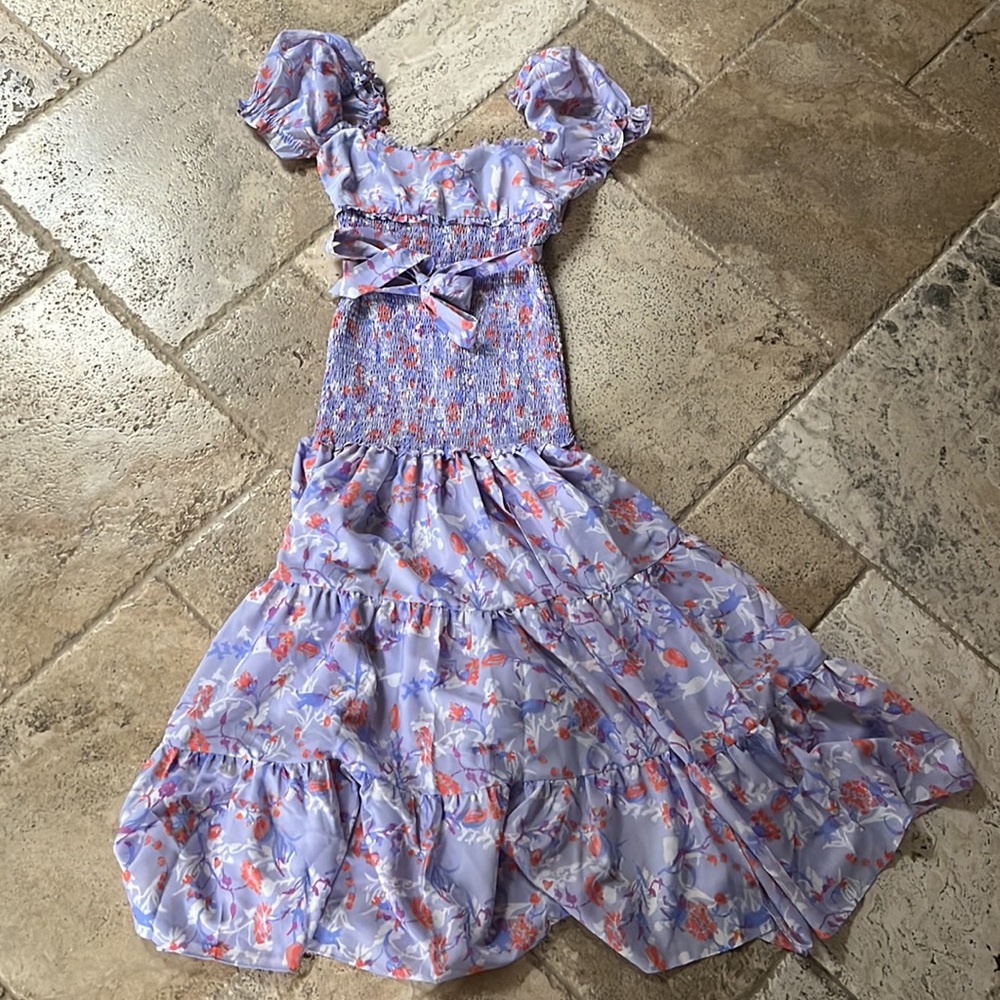 LIKELY BRAND MAXI VIOLET DRESS - Picture 3 of 6